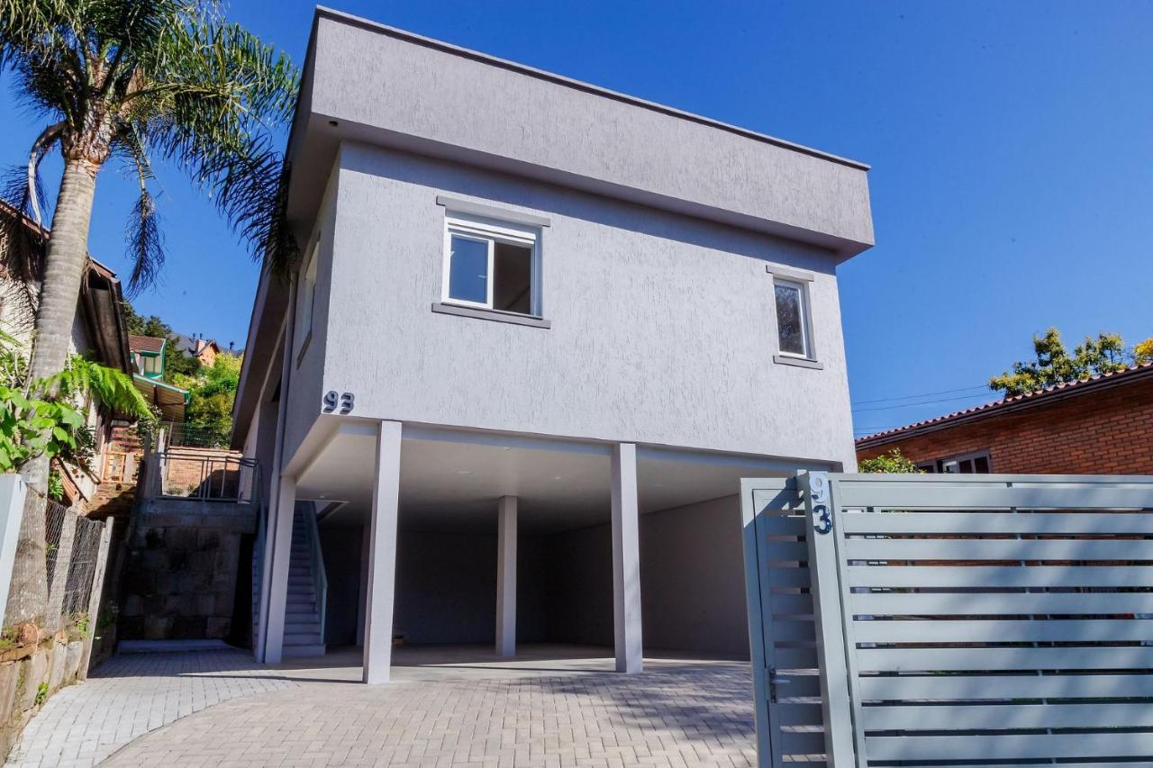 Locar-In Gramado Flat Centro A 600 M Da Rua Coberta Apartment ภายนอก รูปภาพ