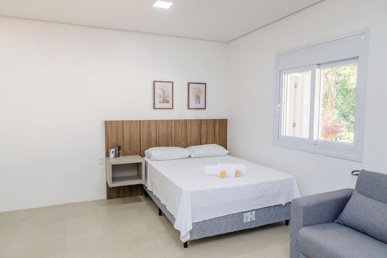 Locar-In Gramado Flat Centro A 600 M Da Rua Coberta Apartment ภายนอก รูปภาพ