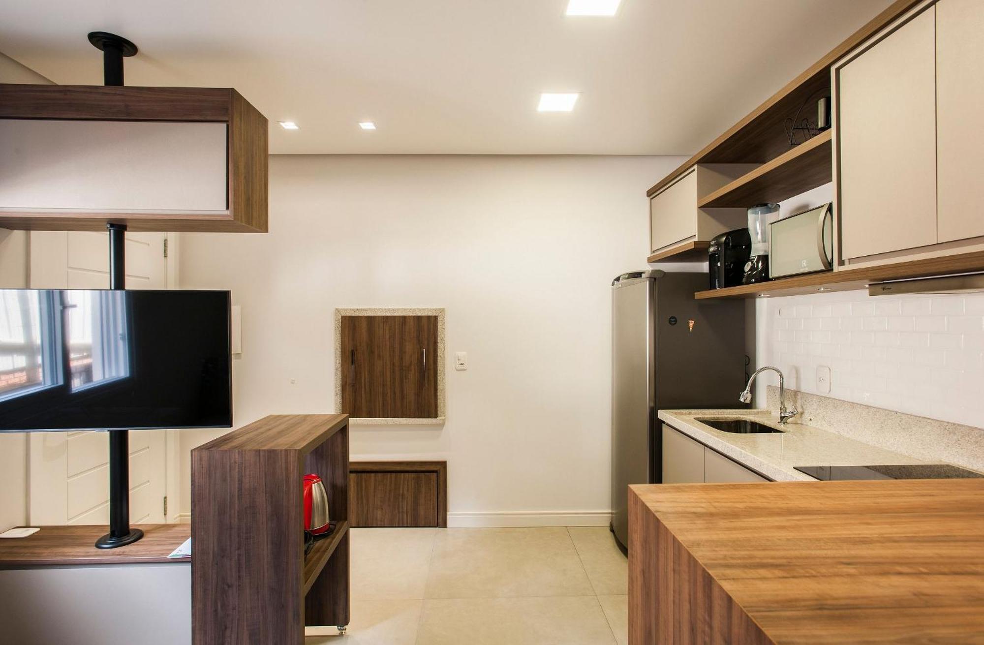 Locar-In Gramado Flat Centro A 600 M Da Rua Coberta Apartment ภายนอก รูปภาพ