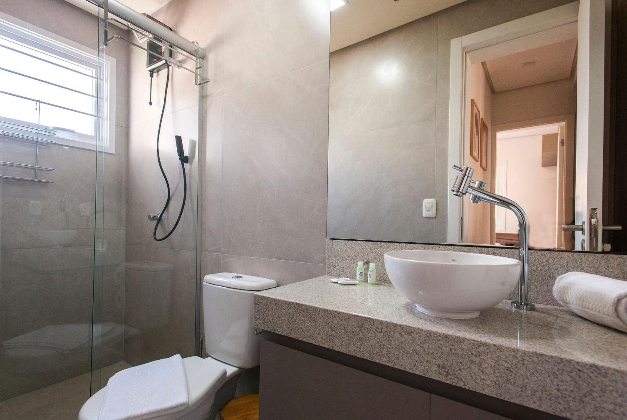 Locar-In Gramado Flat Centro A 600 M Da Rua Coberta Apartment ภายนอก รูปภาพ